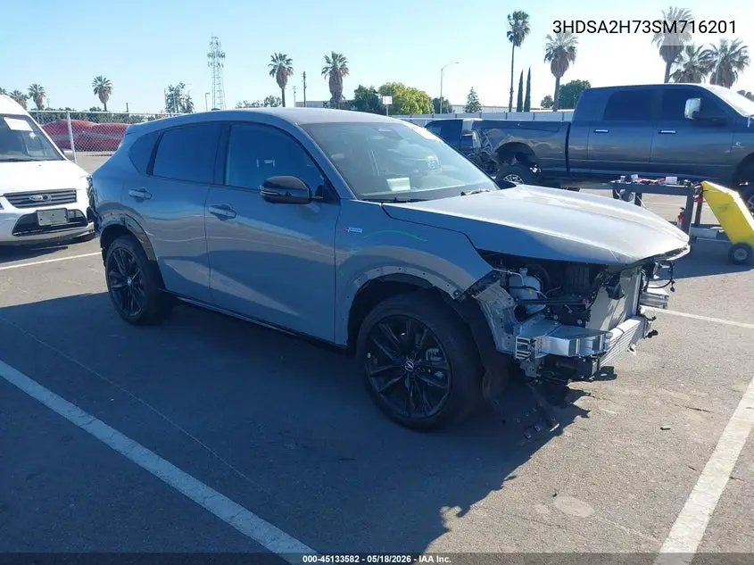 2025 Acura Adx A-Spec With Advance VIN: 3HDSA2H73SM716201 Lot: 45133582
