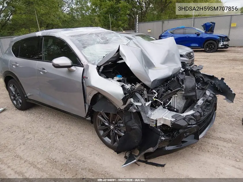 2025 Acura Adx A-Spec VIN: 3HDSA2H59SM707856 Lot: 45166091