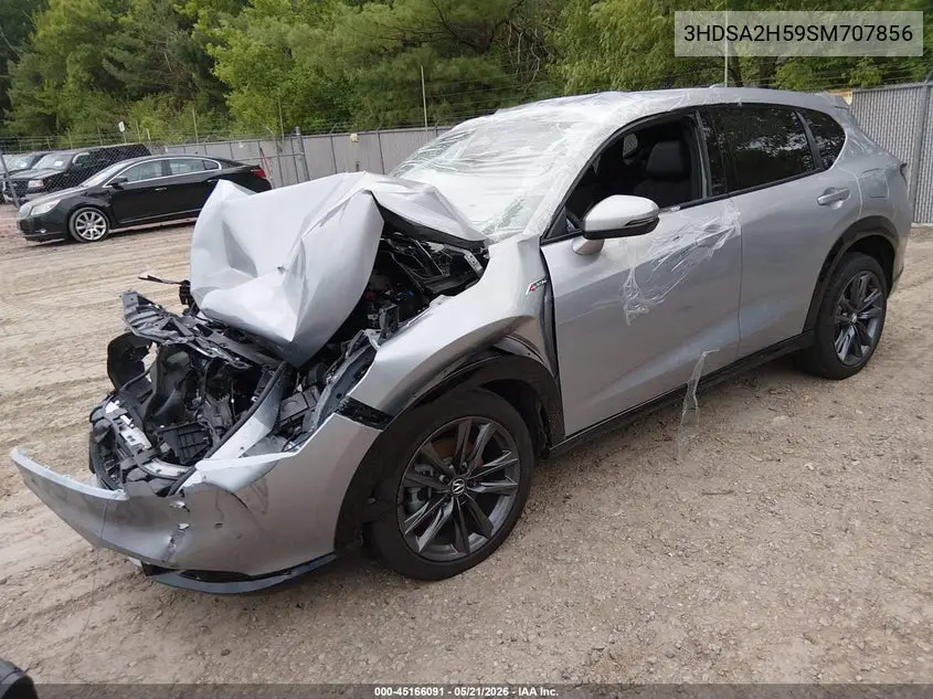 2025 Acura Adx A-Spec VIN: 3HDSA2H59SM707856 Lot: 45166091