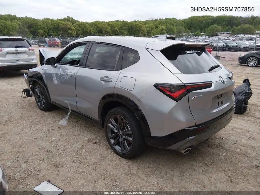 2025 Acura Adx A-Spec VIN: 3HDSA2H59SM707856 Lot: 45166091