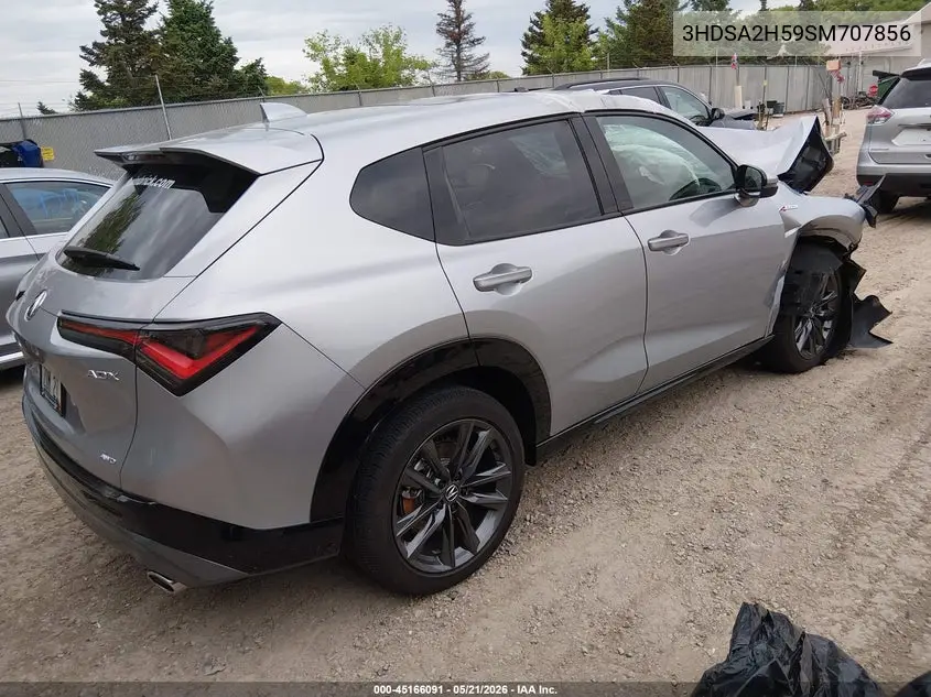 2025 Acura Adx A-Spec VIN: 3HDSA2H59SM707856 Lot: 45166091