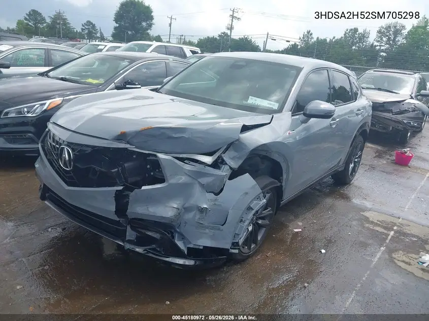 2025 Acura Adx A-Spec VIN: 3HDSA2H52SM705298 Lot: 45180972