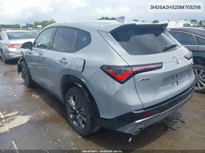 2025 Acura Adx A-Spec VIN: 3HDSA2H52SM705298 Lot: 45180972