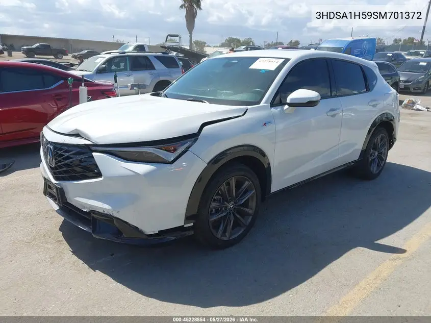 2025 Acura Adx A-Spec VIN: 3HDSA1H59SM701372 Lot: 45228854