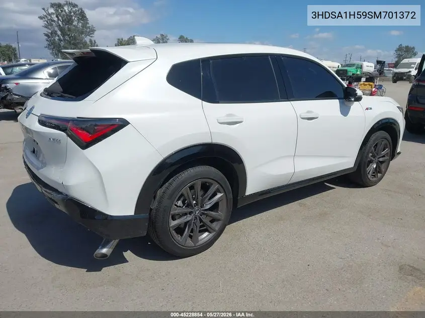 2025 Acura Adx A-Spec VIN: 3HDSA1H59SM701372 Lot: 45228854