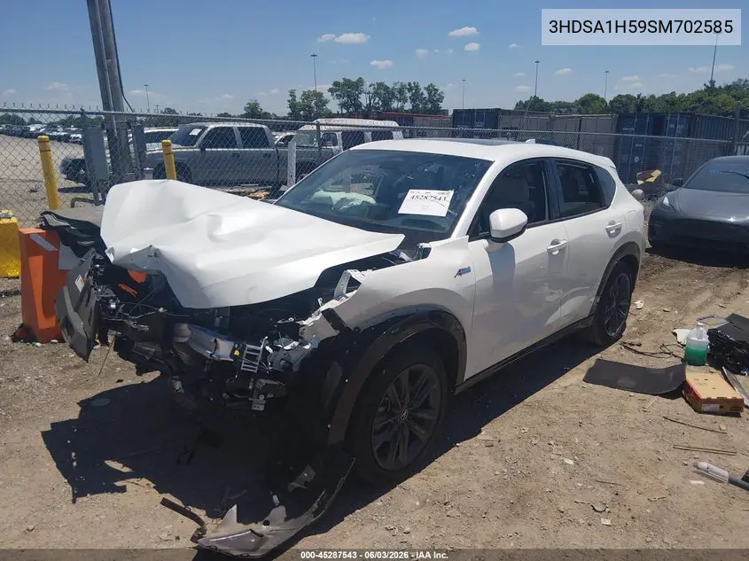 2025 Acura Adx A-Spec VIN: 3HDSA1H59SM702585 Lot: 45287543