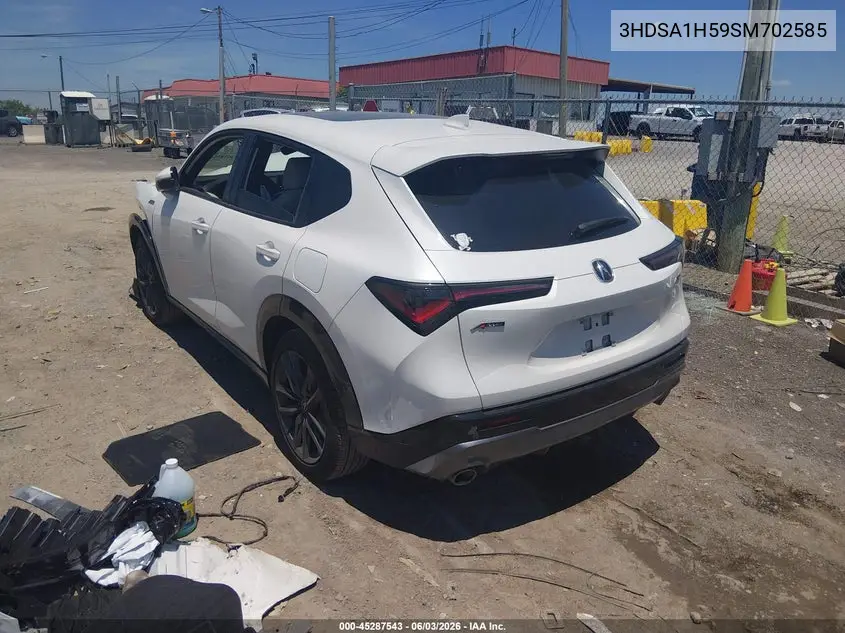 2025 Acura Adx A-Spec VIN: 3HDSA1H59SM702585 Lot: 45287543
