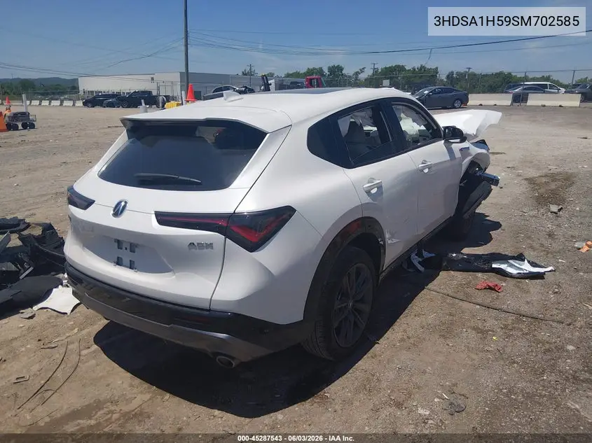 2025 Acura Adx A-Spec VIN: 3HDSA1H59SM702585 Lot: 45287543