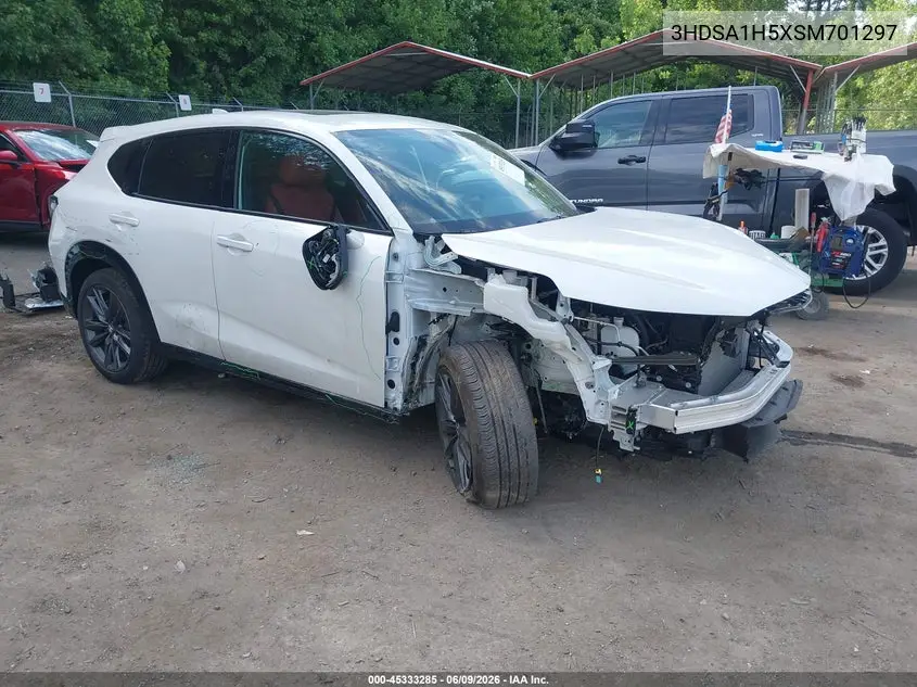 2025 Acura Adx A-Spec VIN: 3HDSA1H5XSM701297 Lot: 45333285