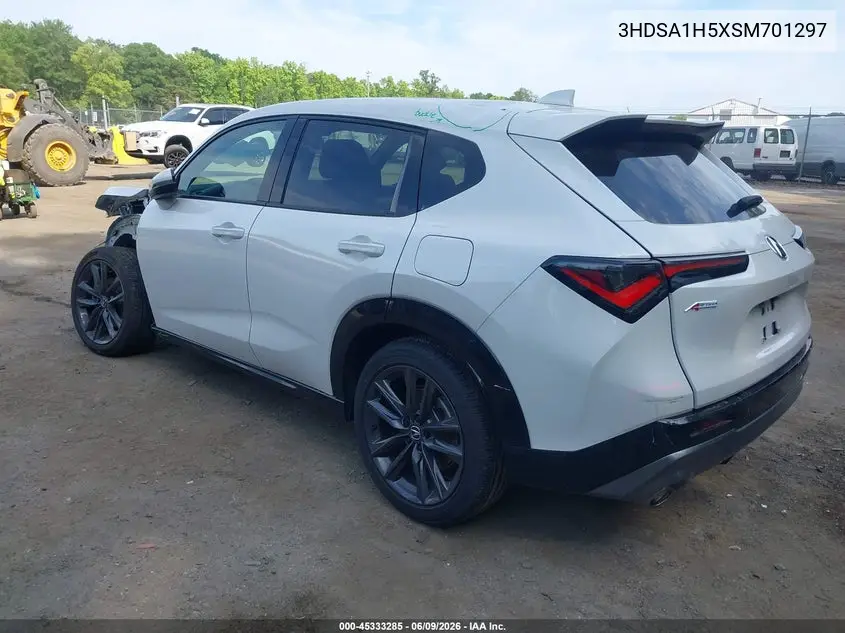 2025 Acura Adx A-Spec VIN: 3HDSA1H5XSM701297 Lot: 45333285