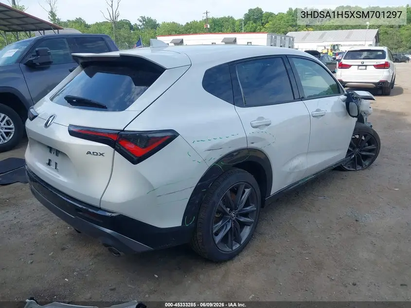 2025 Acura Adx A-Spec VIN: 3HDSA1H5XSM701297 Lot: 45333285