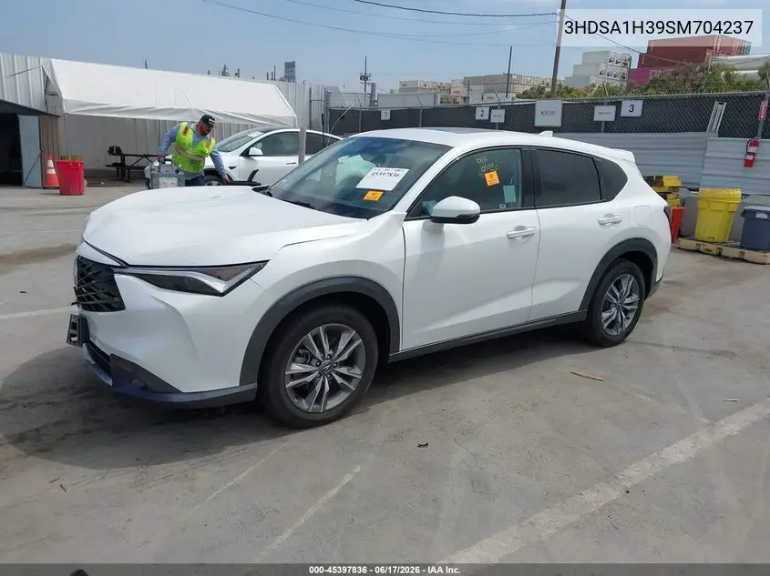 2025 Acura Adx VIN: 3HDSA1H39SM704237 Lot: 45397836