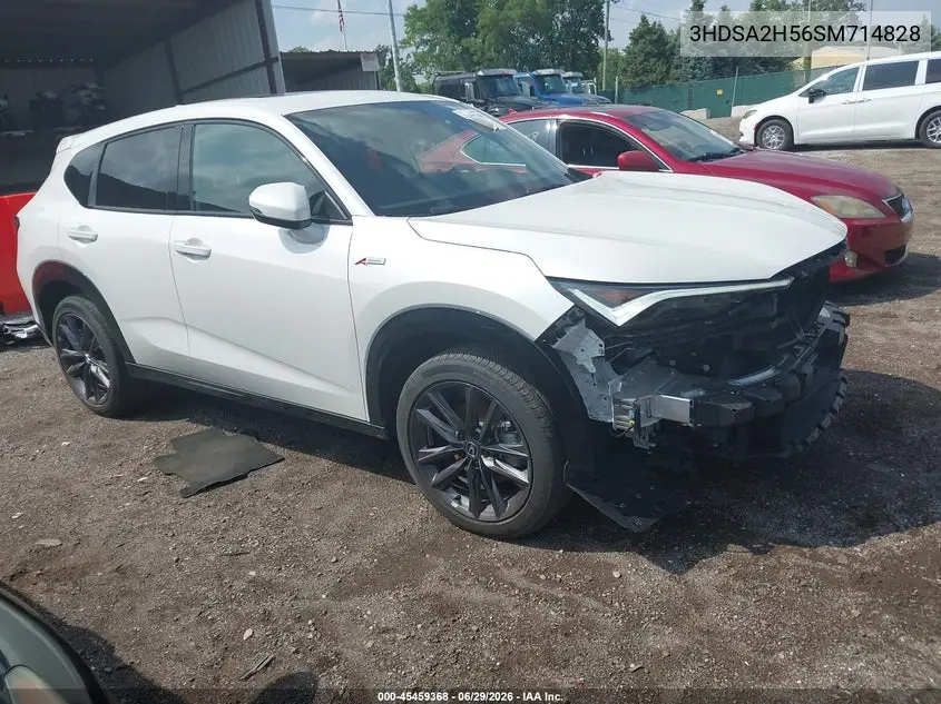 2025 Acura Adx A-Spec VIN: 3HDSA2H56SM714828 Lot: 45459368