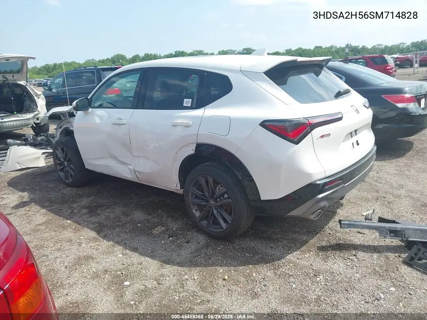 2025 Acura Adx A-Spec VIN: 3HDSA2H56SM714828 Lot: 45459368