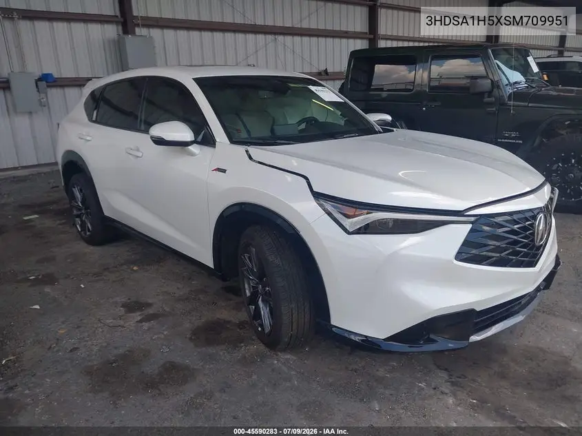 2025 Acura Adx A-Spec VIN: 3HDSA1H5XSM709951 Lot: 45590283