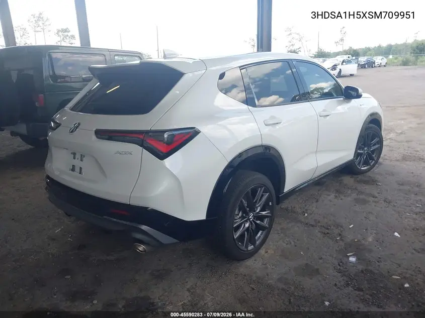 2025 Acura Adx A-Spec VIN: 3HDSA1H5XSM709951 Lot: 45590283