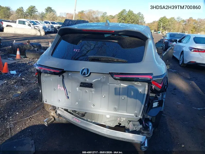 2026 Acura Adx VIN: 3HDSA2H39TM700860 Lot: 45012717