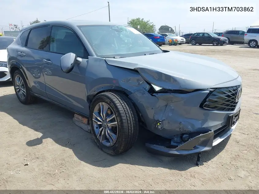 2026 Acura Adx VIN: 3HDSA1H33TM703862 Lot: 45229336