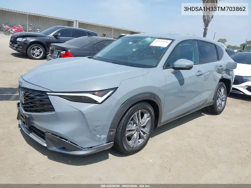 2026 Acura Adx VIN: 3HDSA1H33TM703862 Lot: 45229336