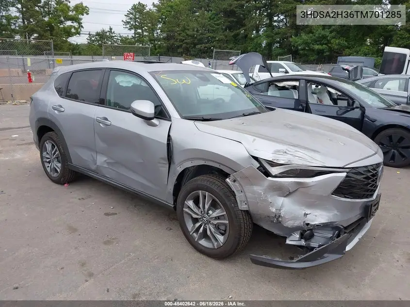 2026 Acura Adx VIN: 3HDSA2H36TM701285 Lot: 45402642