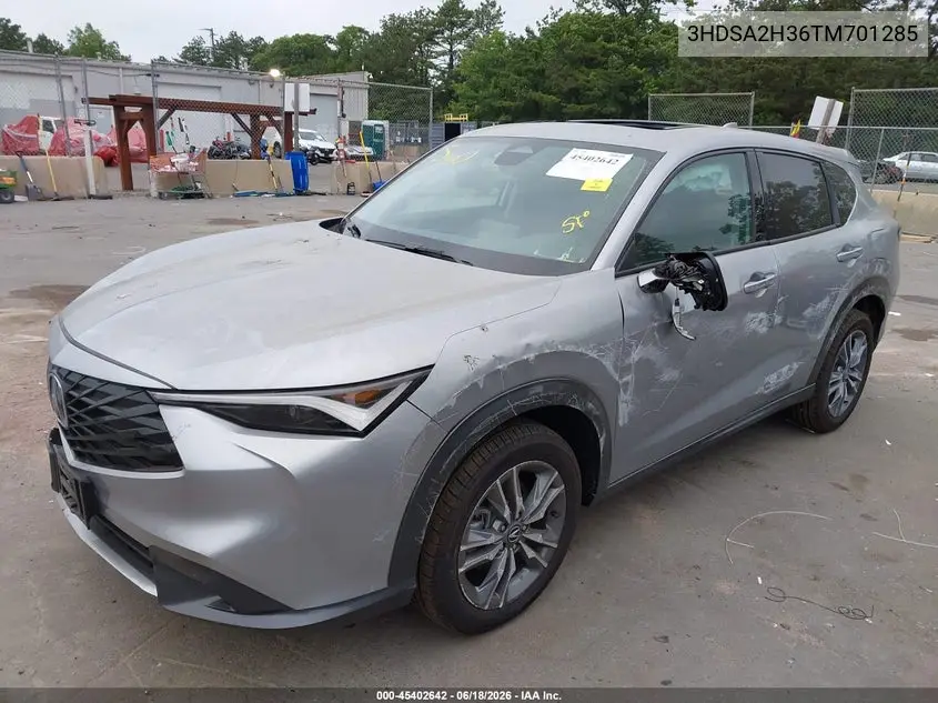 2026 Acura Adx VIN: 3HDSA2H36TM701285 Lot: 45402642