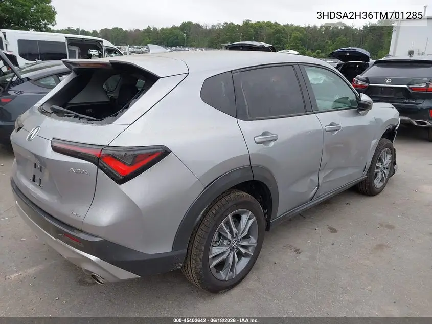 2026 Acura Adx VIN: 3HDSA2H36TM701285 Lot: 45402642