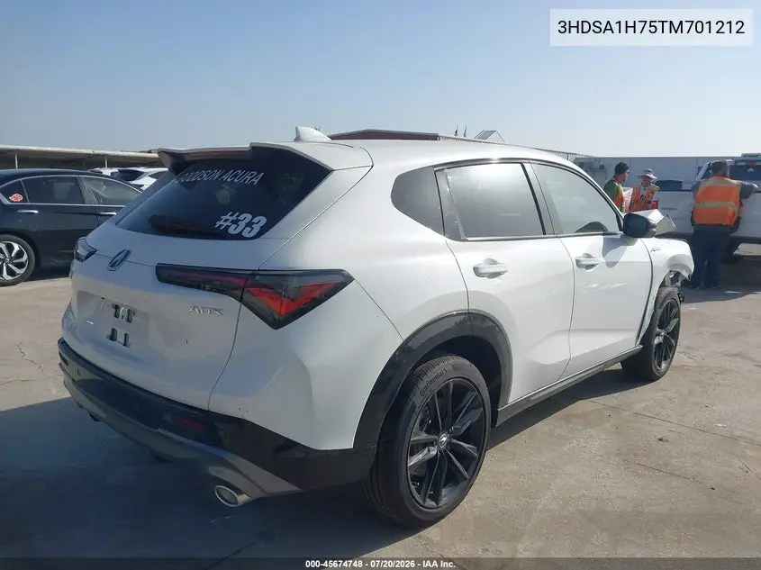 2026 Acura Adx A-Spec With Advance VIN: 3HDSA1H75TM701212 Lot: 45674748
