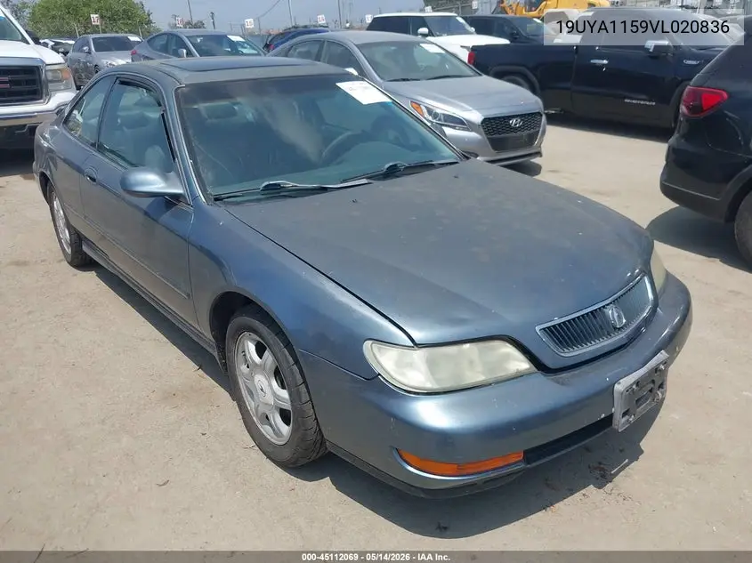 1997 Acura Cl 2.2 VIN: 19UYA1159VL020836 Lot: 45112069