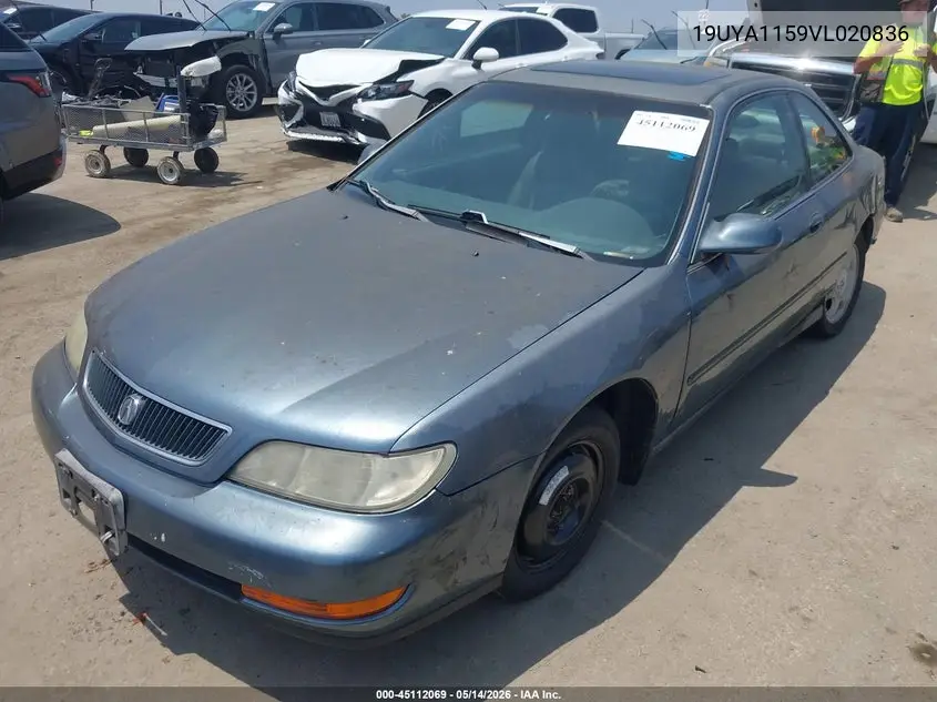 1997 Acura Cl 2.2 VIN: 19UYA1159VL020836 Lot: 45112069