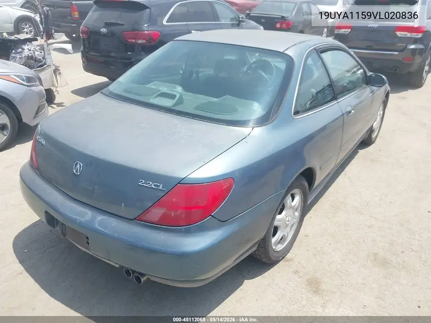 1997 Acura Cl 2.2 VIN: 19UYA1159VL020836 Lot: 45112069