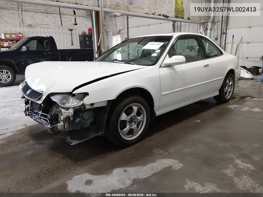1998 Acura Cl 2.3 VIN: 19UYA3257WL002413 Lot: 45486303