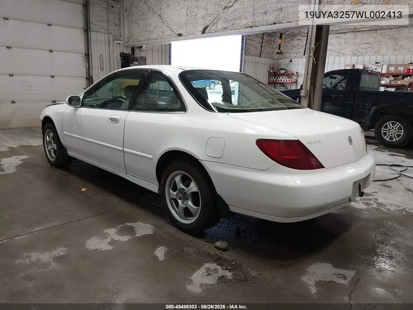 1998 Acura Cl 2.3 VIN: 19UYA3257WL002413 Lot: 45486303
