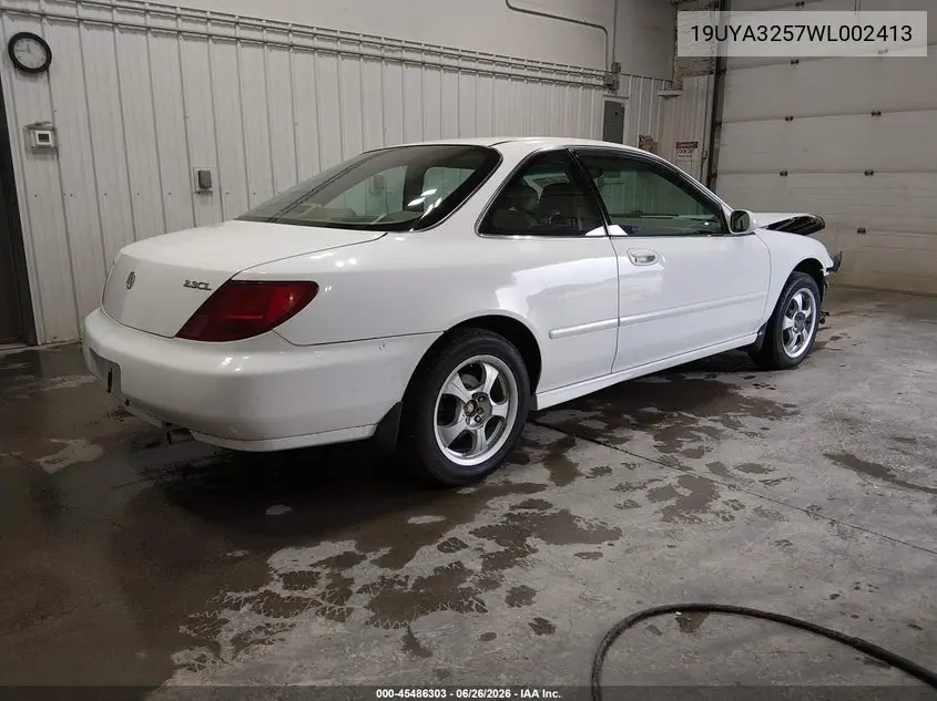 1998 Acura Cl 2.3 VIN: 19UYA3257WL002413 Lot: 45486303
