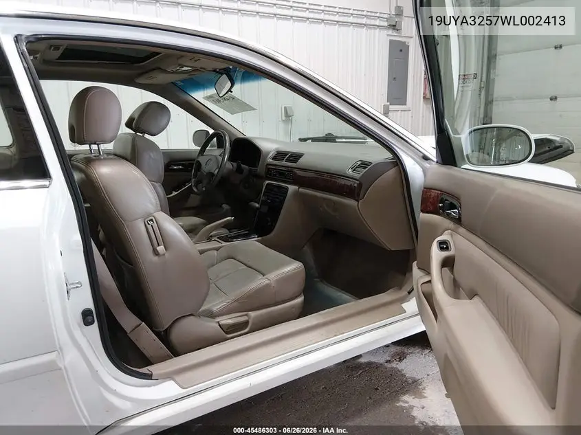 1998 Acura Cl 2.3 VIN: 19UYA3257WL002413 Lot: 45486303