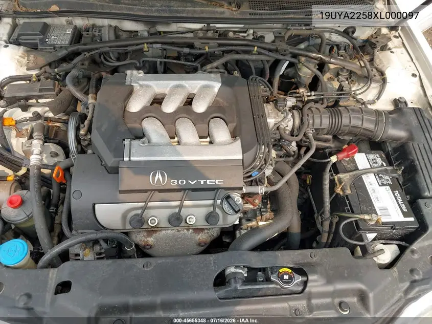 1999 Acura Cl 3.0 VIN: 19UYA2258XL000097 Lot: 45655348