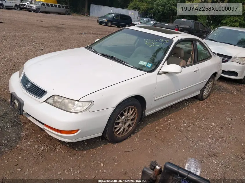 1999 Acura Cl 3.0 VIN: 19UYA2258XL000097 Lot: 45655348
