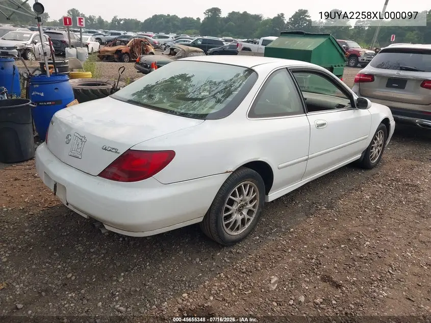 1999 Acura Cl 3.0 VIN: 19UYA2258XL000097 Lot: 45655348