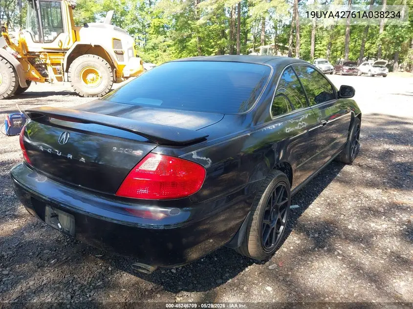 2001 Acura Cl 3.2 Type S VIN: 19UYA42761A038234 Lot: 45246709