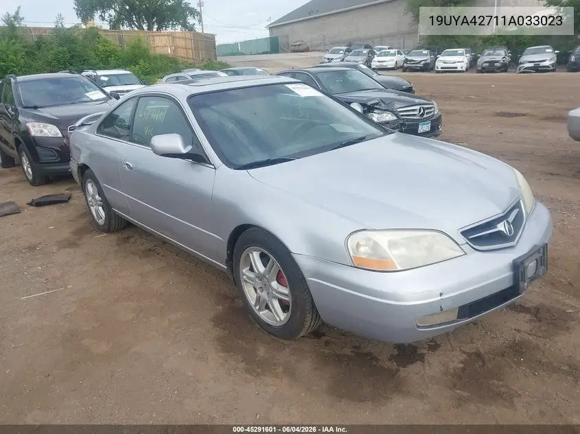 2001 Acura Cl 3.2 Type S VIN: 19UYA42711A033023 Lot: 45291601