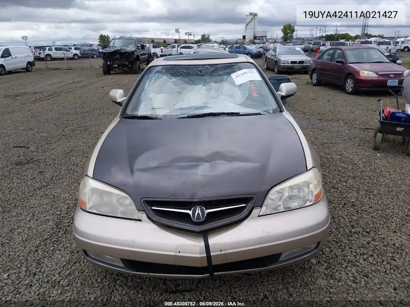 2001 Acura Cl 3.2 VIN: 19UYA42411A021427 Lot: 45300752