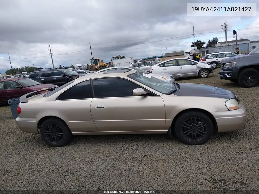 2001 Acura Cl 3.2 VIN: 19UYA42411A021427 Lot: 45300752