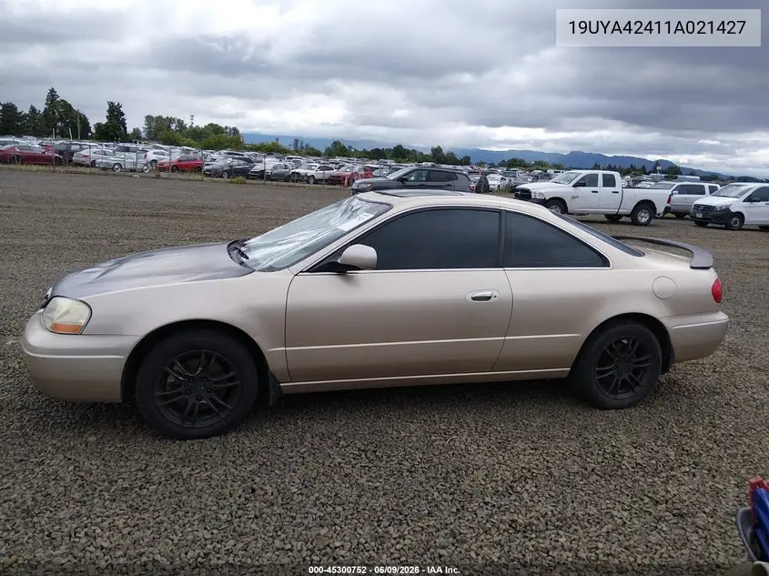 2001 Acura Cl 3.2 VIN: 19UYA42411A021427 Lot: 45300752