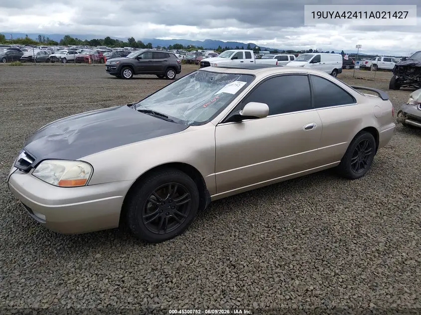 2001 Acura Cl 3.2 VIN: 19UYA42411A021427 Lot: 45300752