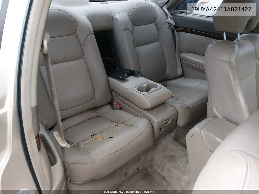 2001 Acura Cl 3.2 VIN: 19UYA42411A021427 Lot: 45300752