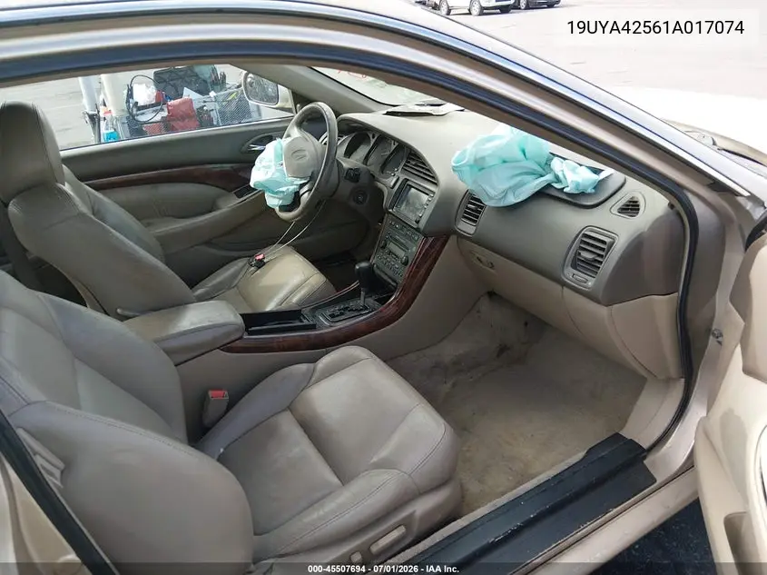 2001 Acura Cl 3.2 VIN: 19UYA42561A017074 Lot: 45507694