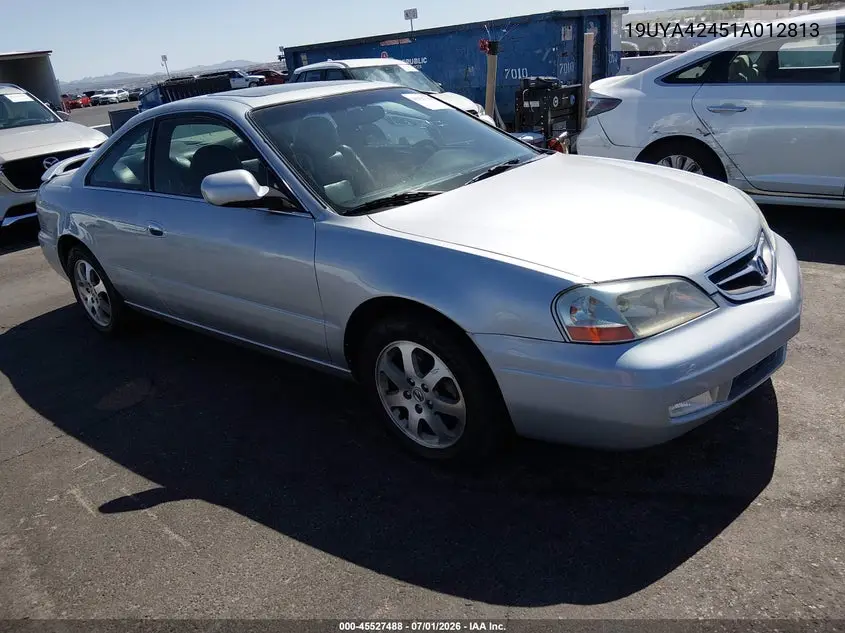 2001 Acura Cl 3.2 VIN: 19UYA42451A012813 Lot: 45527488