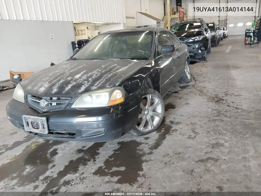 2003 Acura Cl 3.2 Type S Manual VIN: 19UYA41613A014144 Lot: 44636601