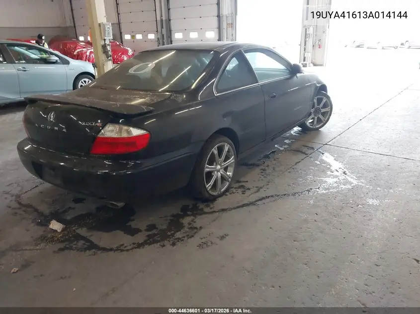 2003 Acura Cl 3.2 Type S Manual VIN: 19UYA41613A014144 Lot: 44636601