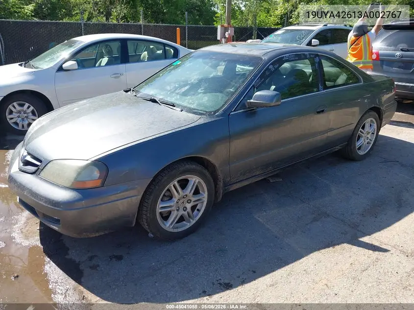 2003 Acura Cl 3.2 Type S Automatic VIN: 19UYA42613A002767 Lot: 45041058