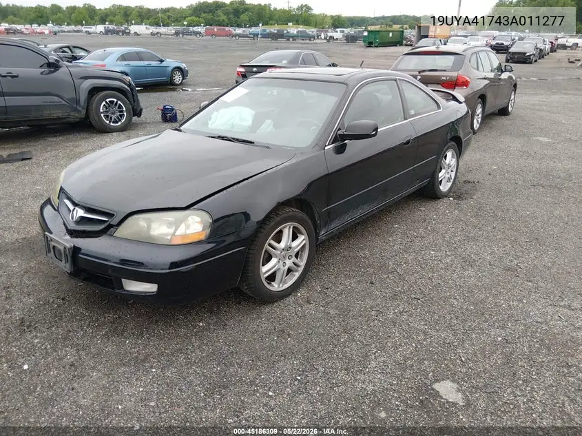 2003 Acura Cl 3.2 Type S VIN: 19UYA41743A011277 Lot: 45186309